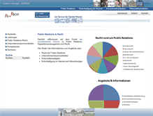 Tablet Screenshot of pr-plus-recht.de